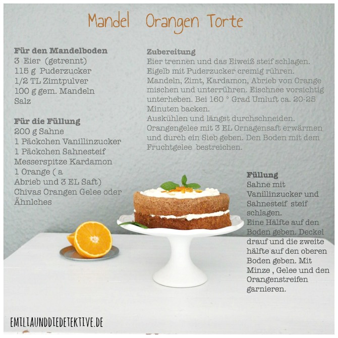 Rezept Orangen Mandel Torte